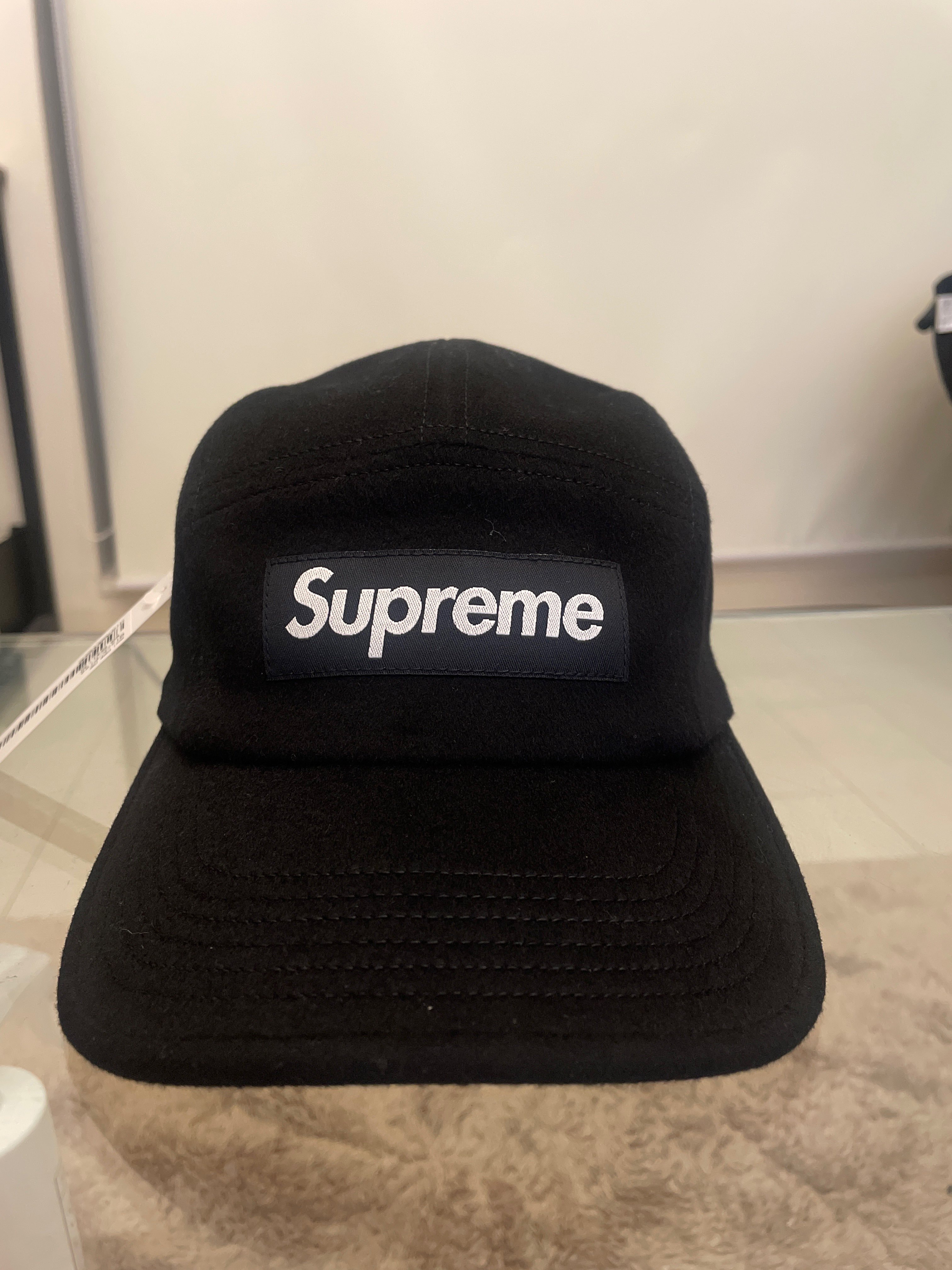 Supreme Wool Camp Cap "Black"