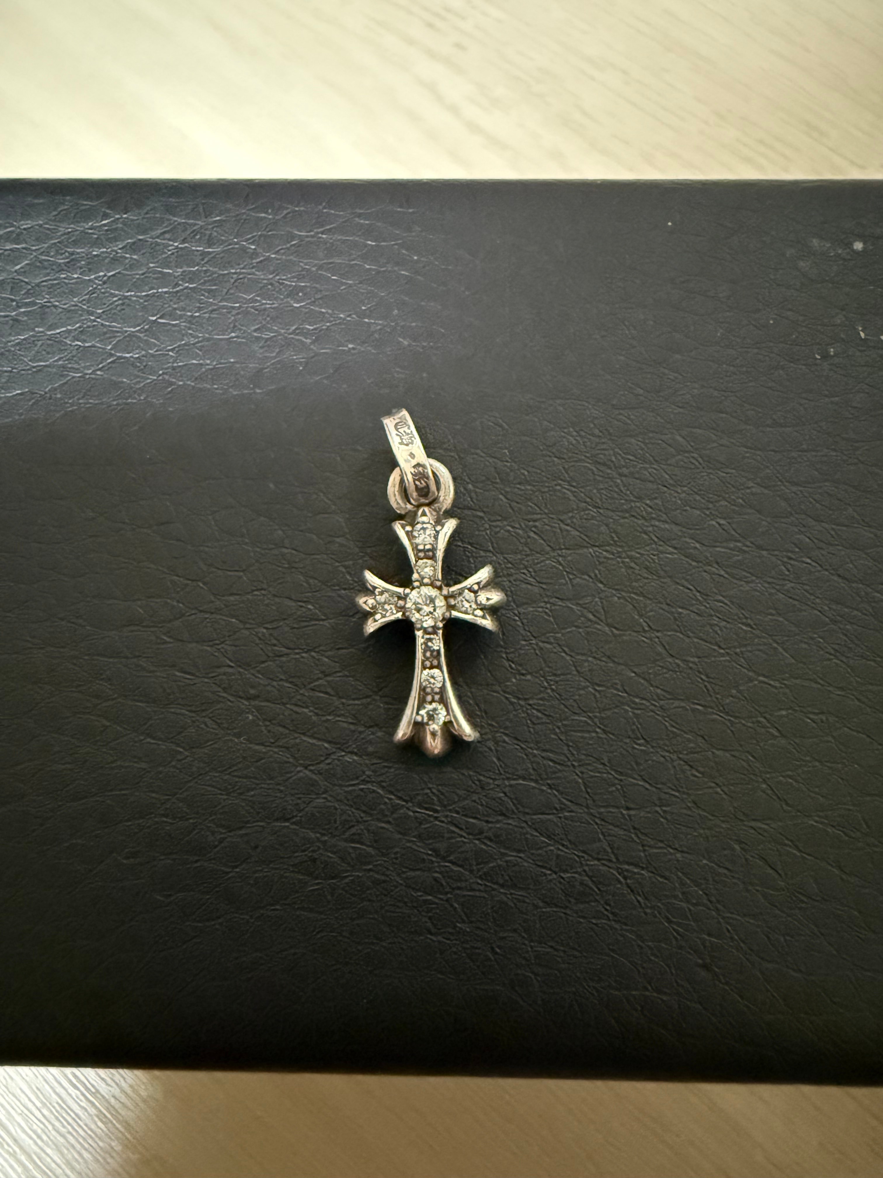 Chrome Hearts CH Cross Baby Fat Charm "Silver"
