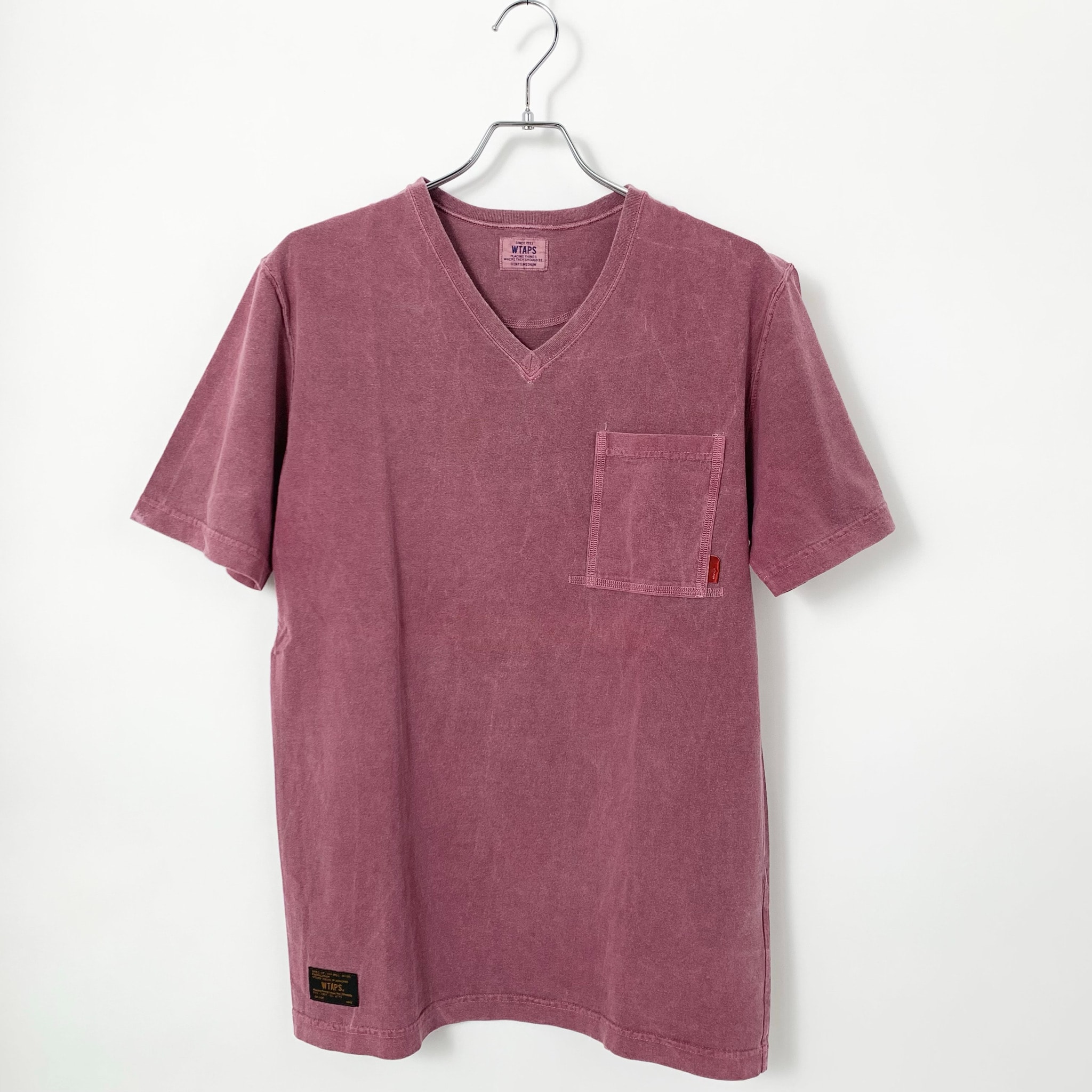 WTAPS BLANK S/S-V Red