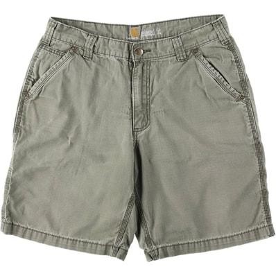 古着 カーハート Carhartt RELAXED FIT リップストップ ワークショーツ ショートパンツ メンズw34相当/eaa620178