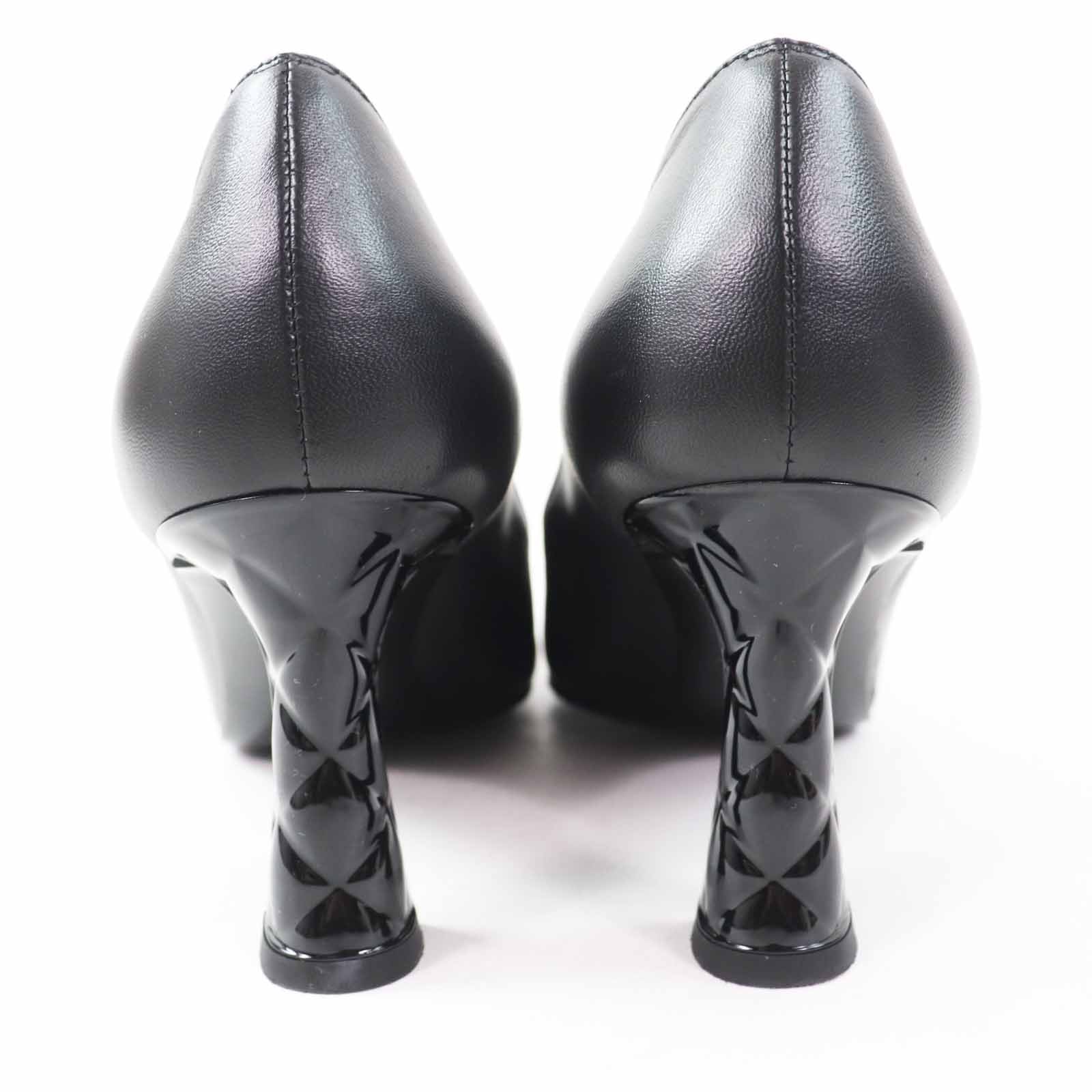 B (目立った傷や汚れなし)】美品 シャネル パンプス ブラック