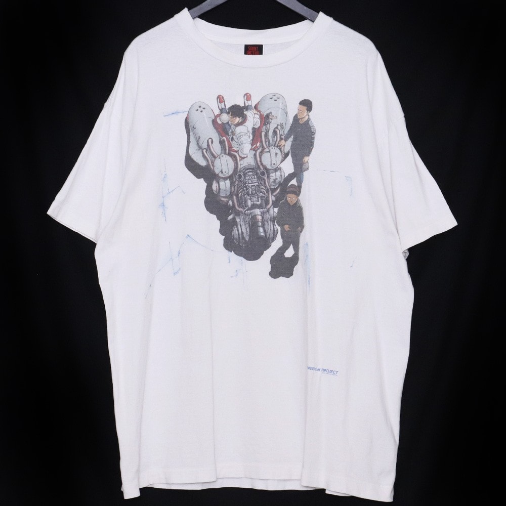 SAINT Mxxxxxx 24SS x FREEDOM Bike Short Sleeve T-Shirt "White"