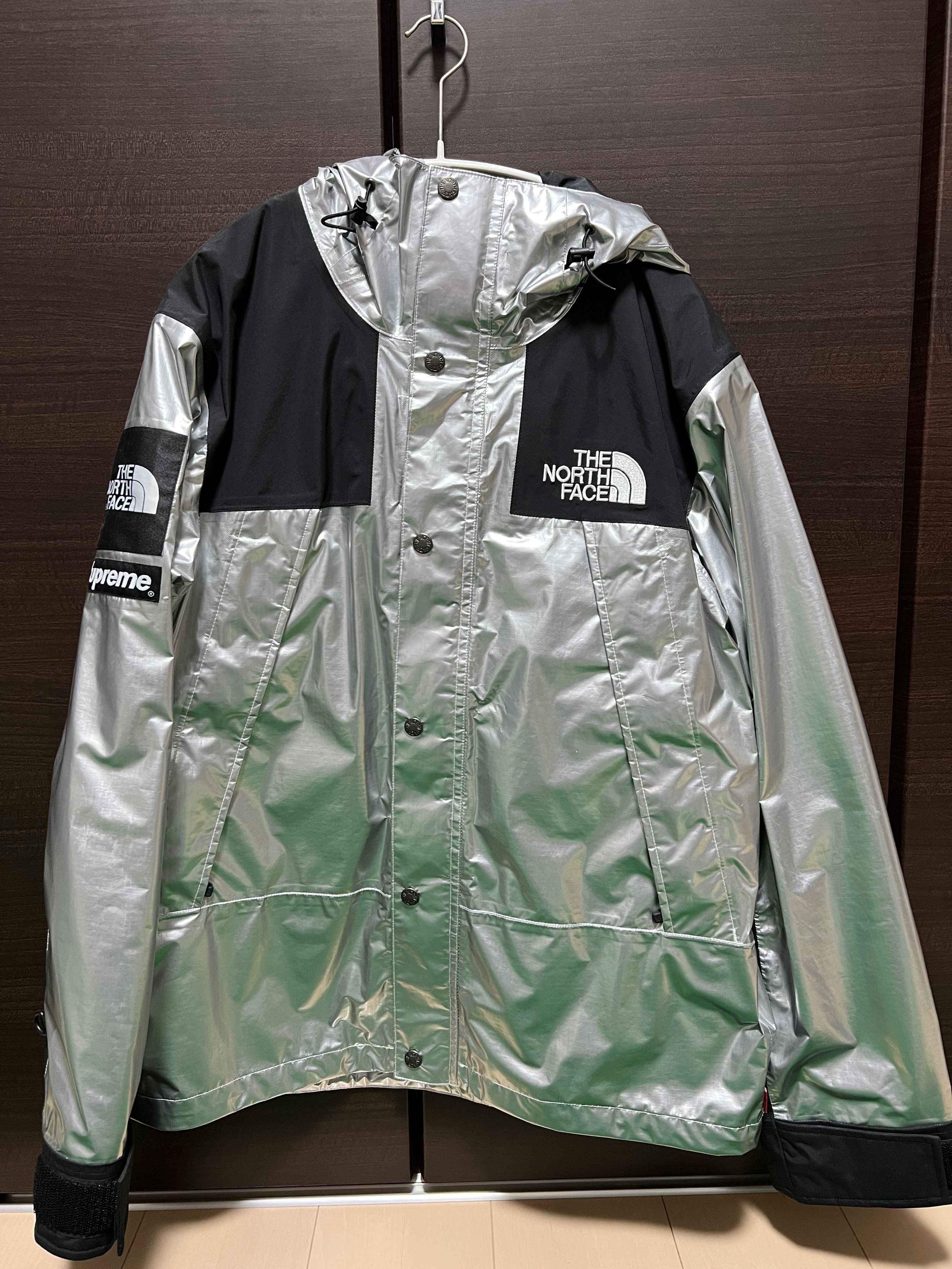 Supreme x The North Face Metallic Mountain Parka "Silver"