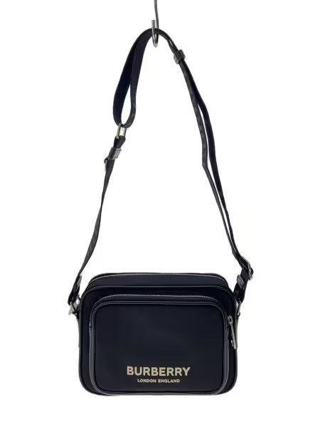 Burberry Logo Print Nylon Cross Body Bag "Black"