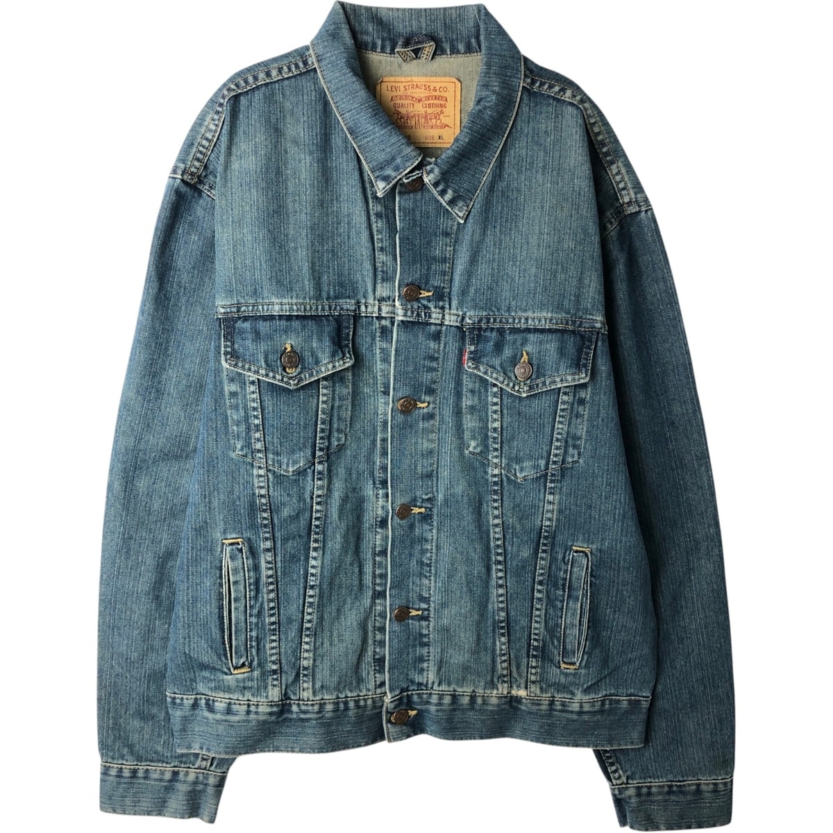 古着 リーバイス Levi's 70510 デニムジャケット Gジャン メンズXL相当/eaa630389