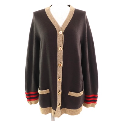 美品 シャネル カーディガン レディース 40 09A P36174