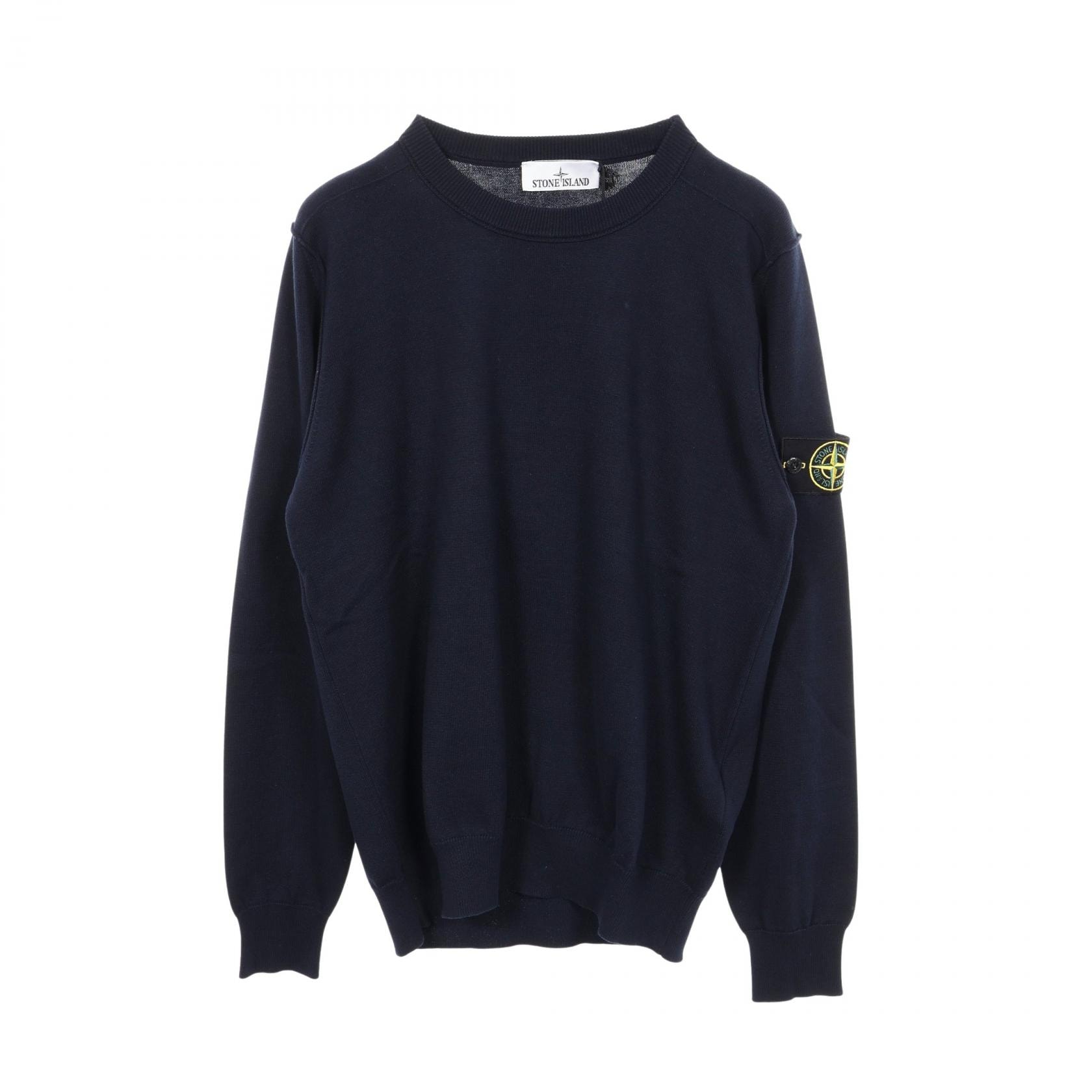 ストーンアイランド STONE ISLAND ニット 衣料品 トップス コットン メンズ ネイビー系 L1S155100023S01B2V00 【新品】