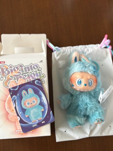 POP MART THE MONSTERS (LABUBU) Big into Energy Series Plush Pendant HOPE