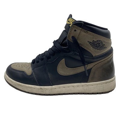 NIKE ナイキ スニーカー DZ5485-020 Air Jordan 1 Retro High OG Palomino エアジョーダン1 レトロ ハイ OG パロミノ ハイカット スニーカー シューズ ブラック系 25cm【中古】