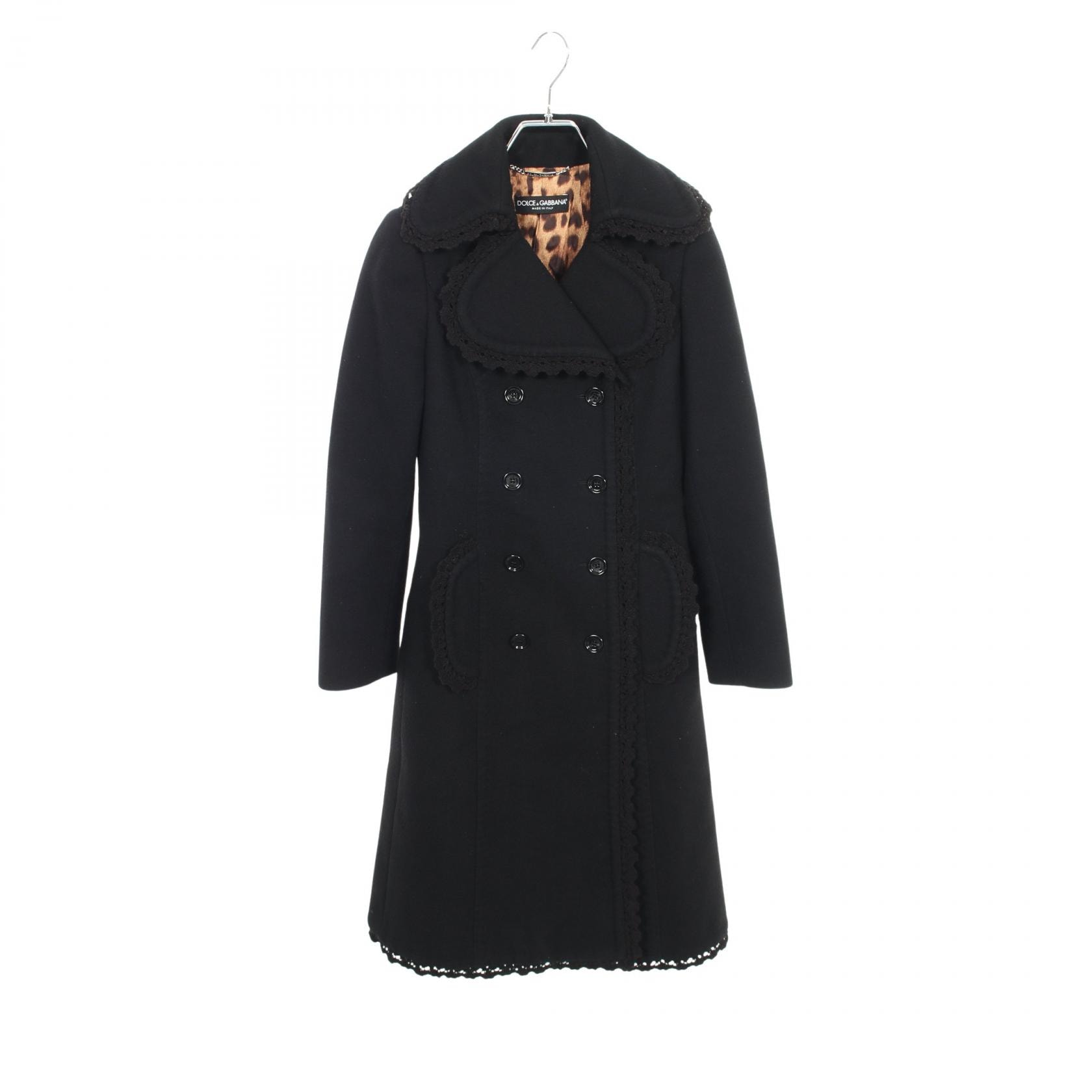 ドルチェアンドガッバーナ DOLCE & GABBANA 衣料品 アウター ウール レディース ブラック系 【中古】