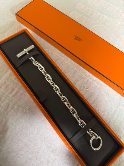 Hermes Chaine D'ancre MM Bracelet "Silver"