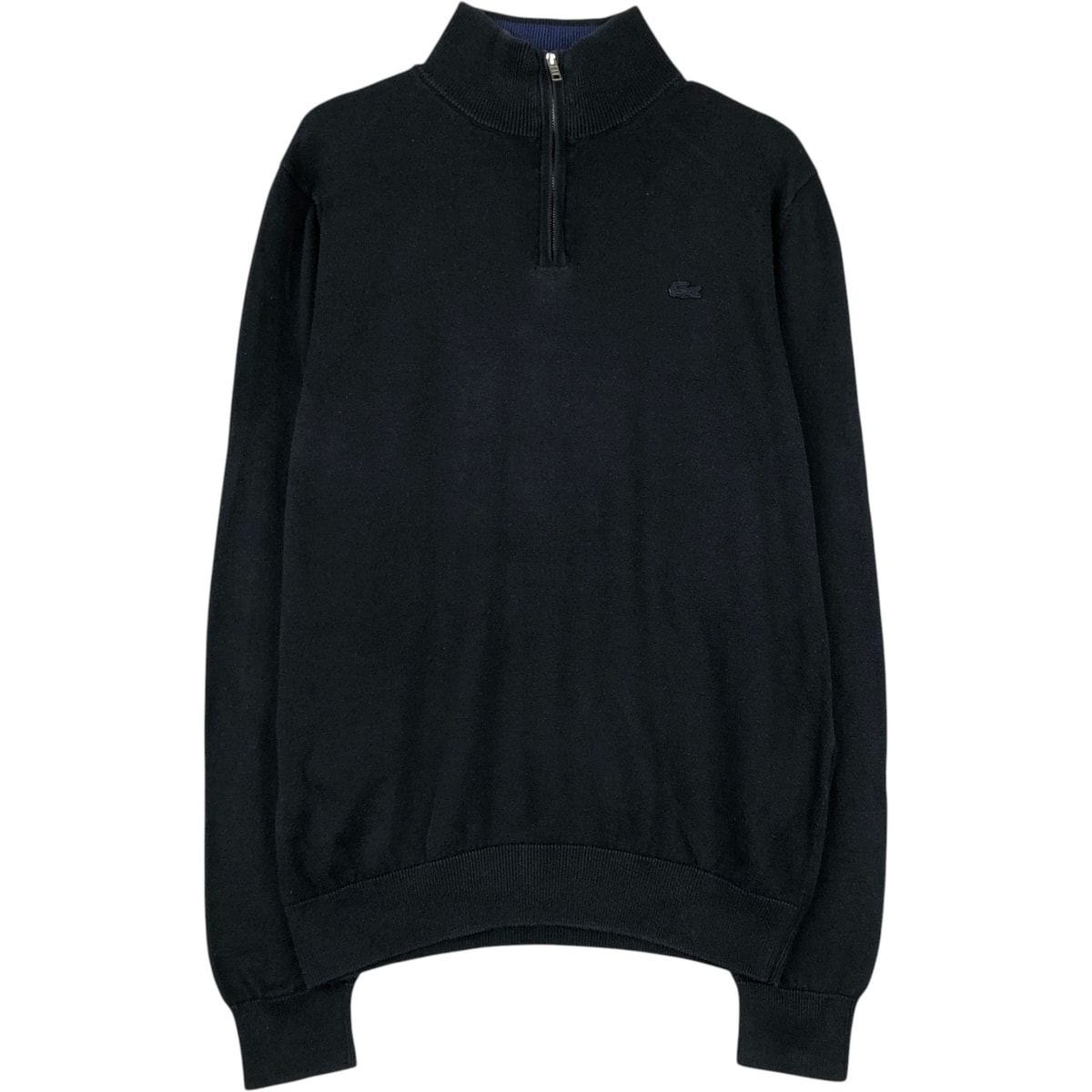 古着 ラコステ LACOSTE コットンニットハーフジップセーター 4 メンズM相当/eaa645959