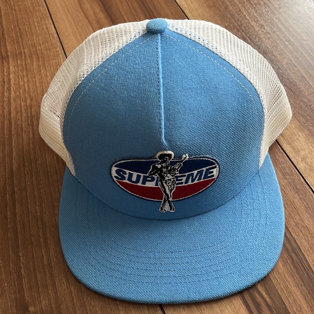 Supreme x HYSTERIC GLAMOUR Mesh Back 5-Panel "Light Blue"
