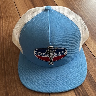 Supreme x HYSTERIC GLAMOUR Mesh Back 5-Panel "Light Blue"