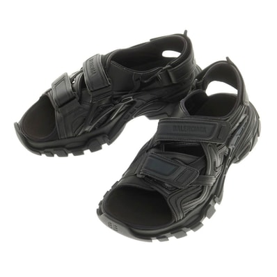 【中古】【未使用】バレンシアガ BALENCIAGA Track Sandal サンダル ブラック【サイズ41】【メンズ】