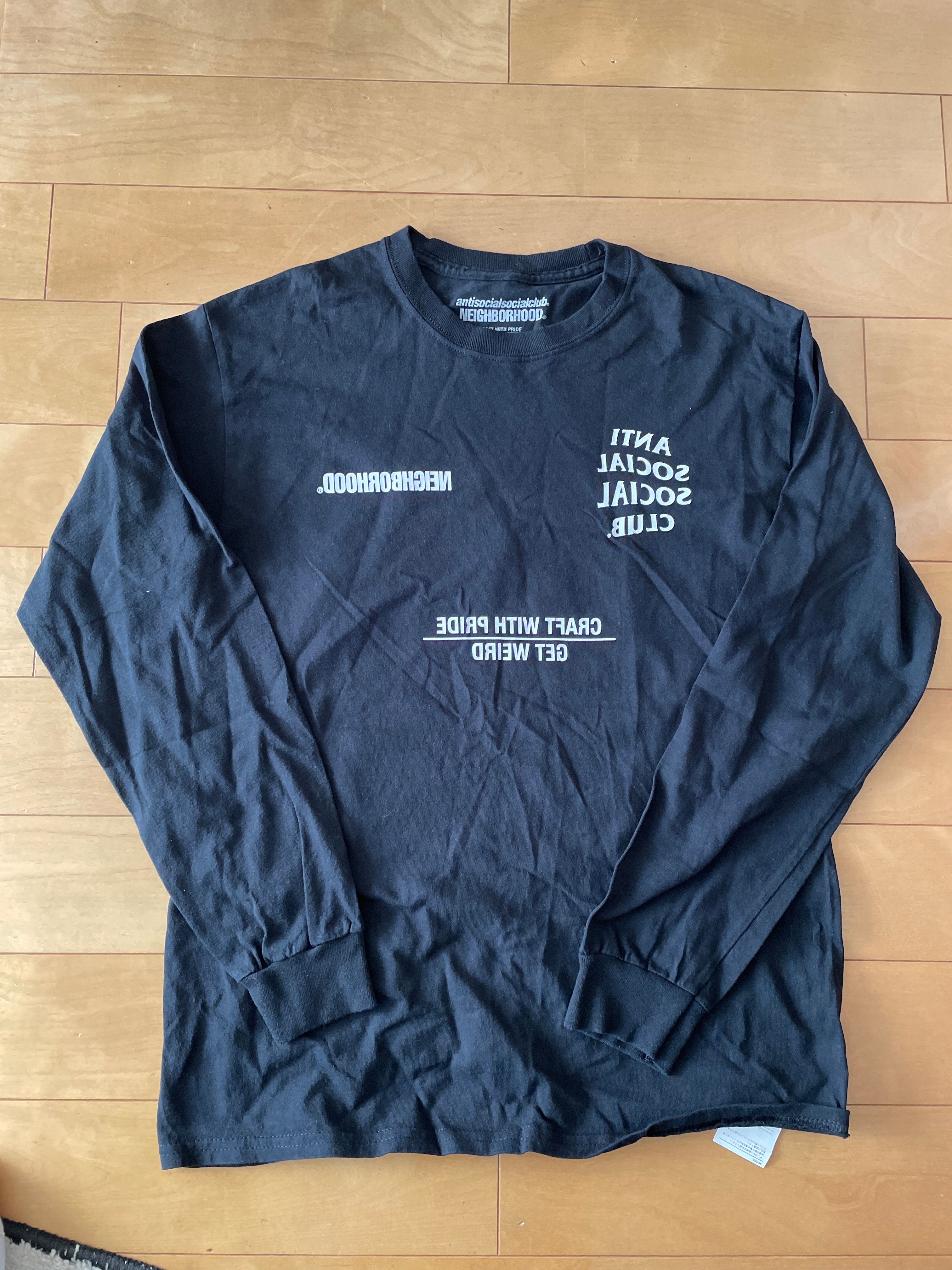 ANTI SOCIAL SOCIAL CLUB x Neighborhood AW05 Long Sleeve Tee Longsleeve Tee "Black" (FW20)