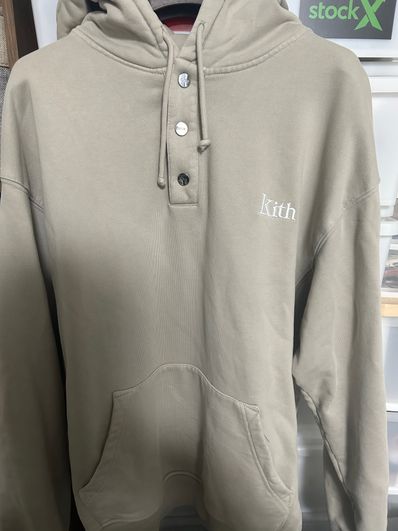 Kith Crystal Wash Interlock Williams IV Hoodie "Concrete"