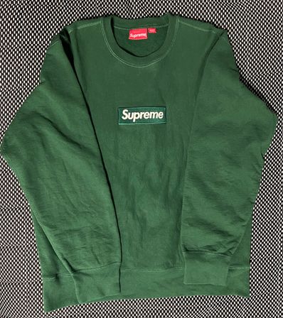 Supreme Box Logo Crewneck Sweatshirt "Green" (18FW)