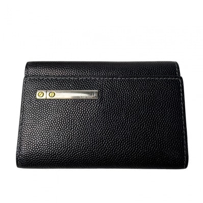美品 カルティエ Cartier サントス 6連 キーケース ブラック メンズ