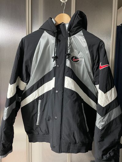 Supreme / Nike Hooded Sport Jacket "Silver"