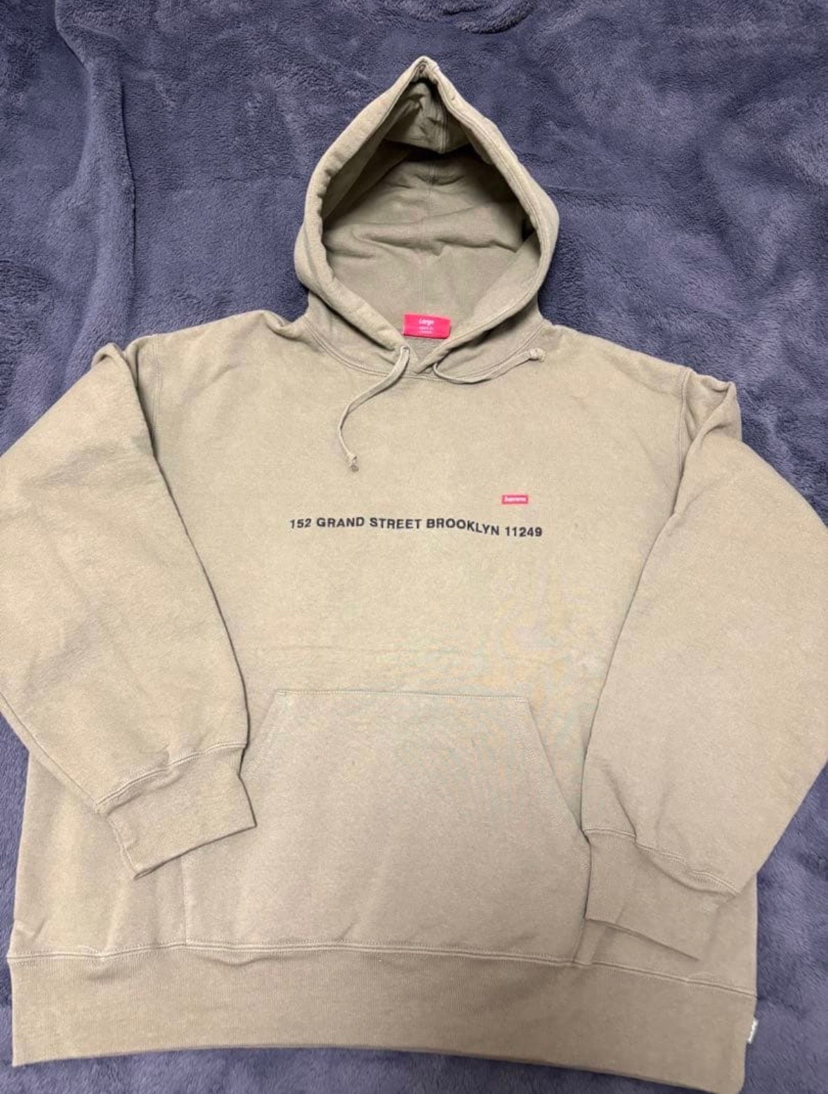 Supreme Shop Small Box Hooded Sweatshirt Brooklyn "Light Olive"