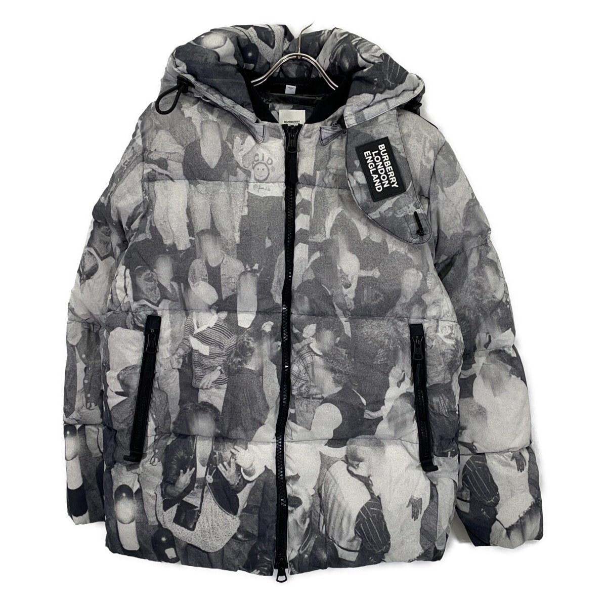 バーバリー 8024027 転写プリント ダウンジャケット S
