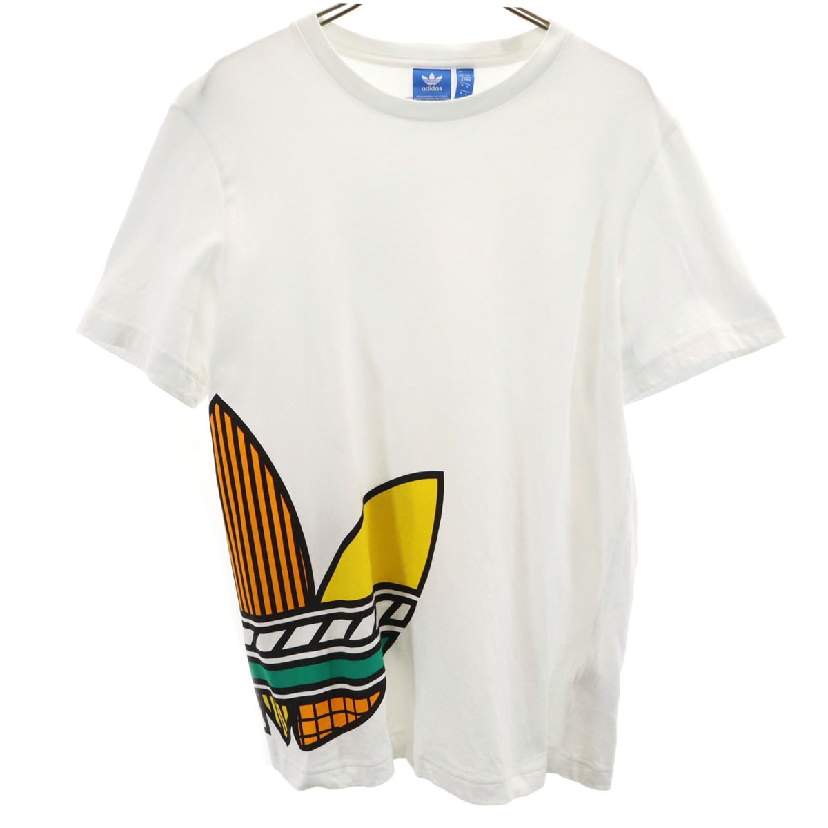 adidas Originals アディダスオリジナルス トレフォイルロゴ 半袖 Tシャツ M ホワイト