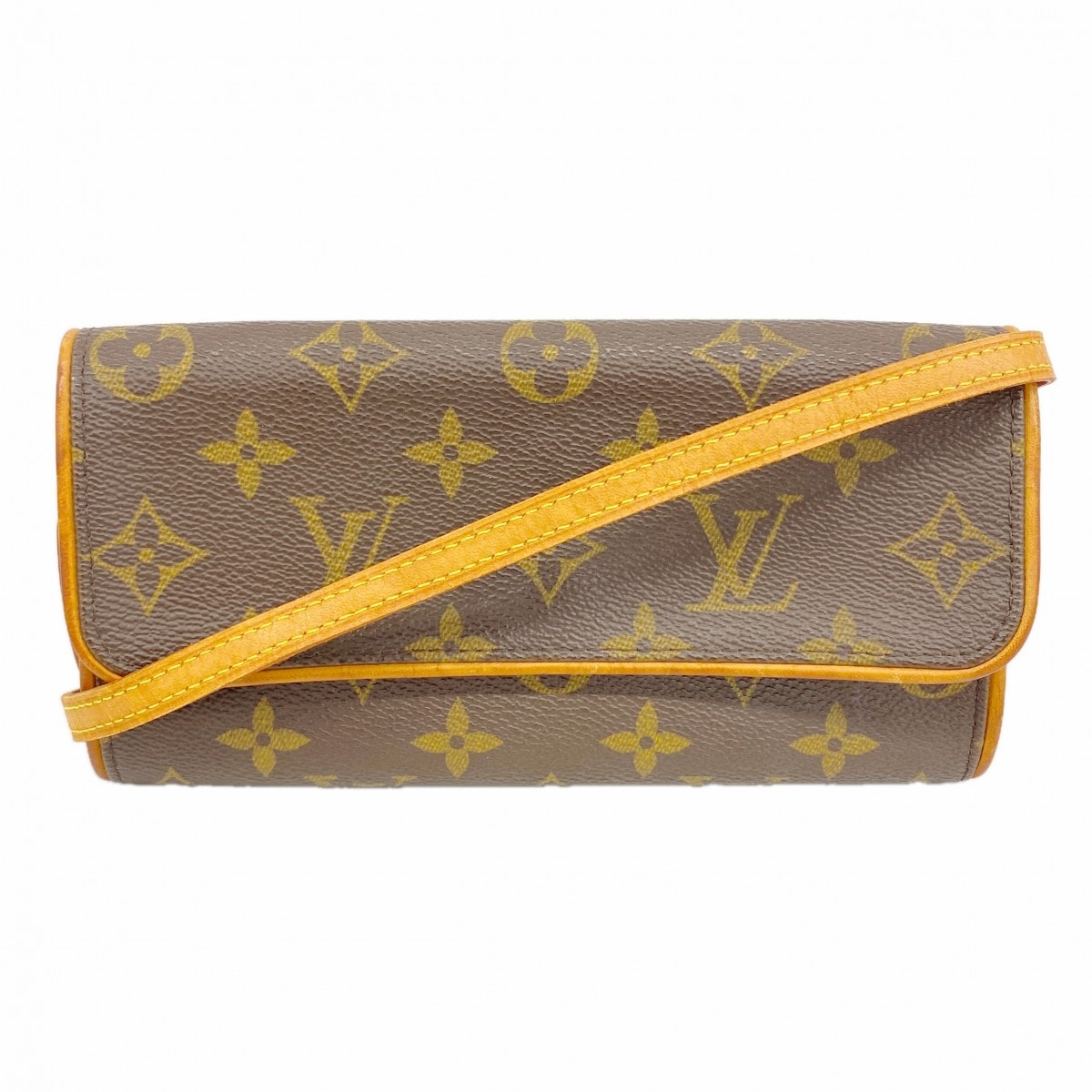 ★SALE【6gd4182】ルイヴィトン ショルダーバッグ モノグラム ポシェットツインPM M51854 ブラウン【中古】レディース