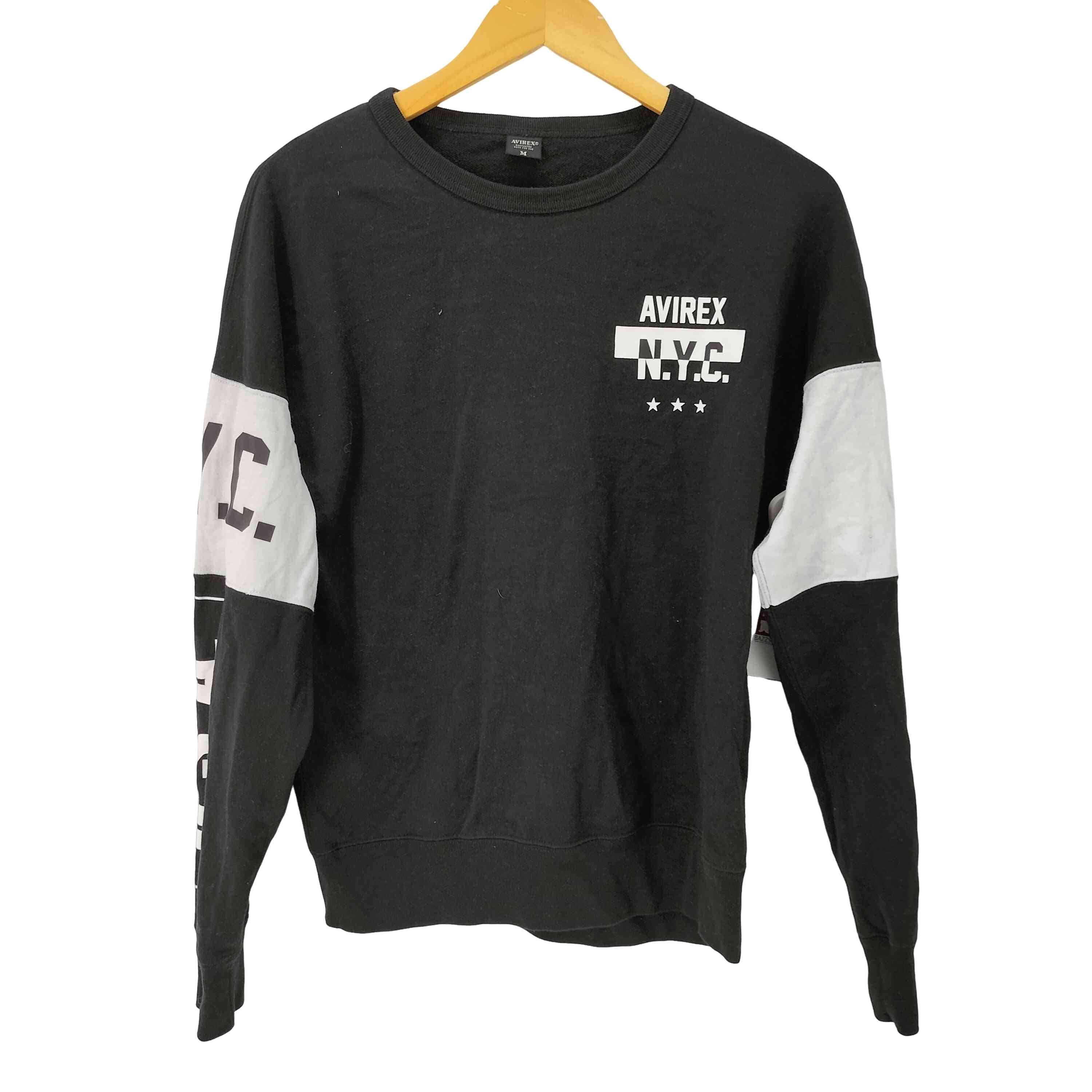 SWITCHING VARSITY クルーネックスウェットシャツ【1141082161582】