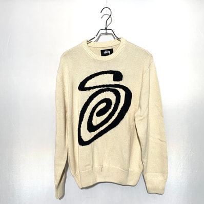 Stussy CURLY S SWEATER "Natural"