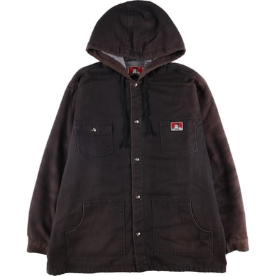 古着 ビッグサイズ ベンデイビス BEN DAVIS フード付き ワークジャケット メンズXXXL相当/eaa600544