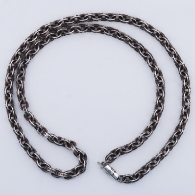 Chrome Hearts Paper Chain Necklace "Silver"