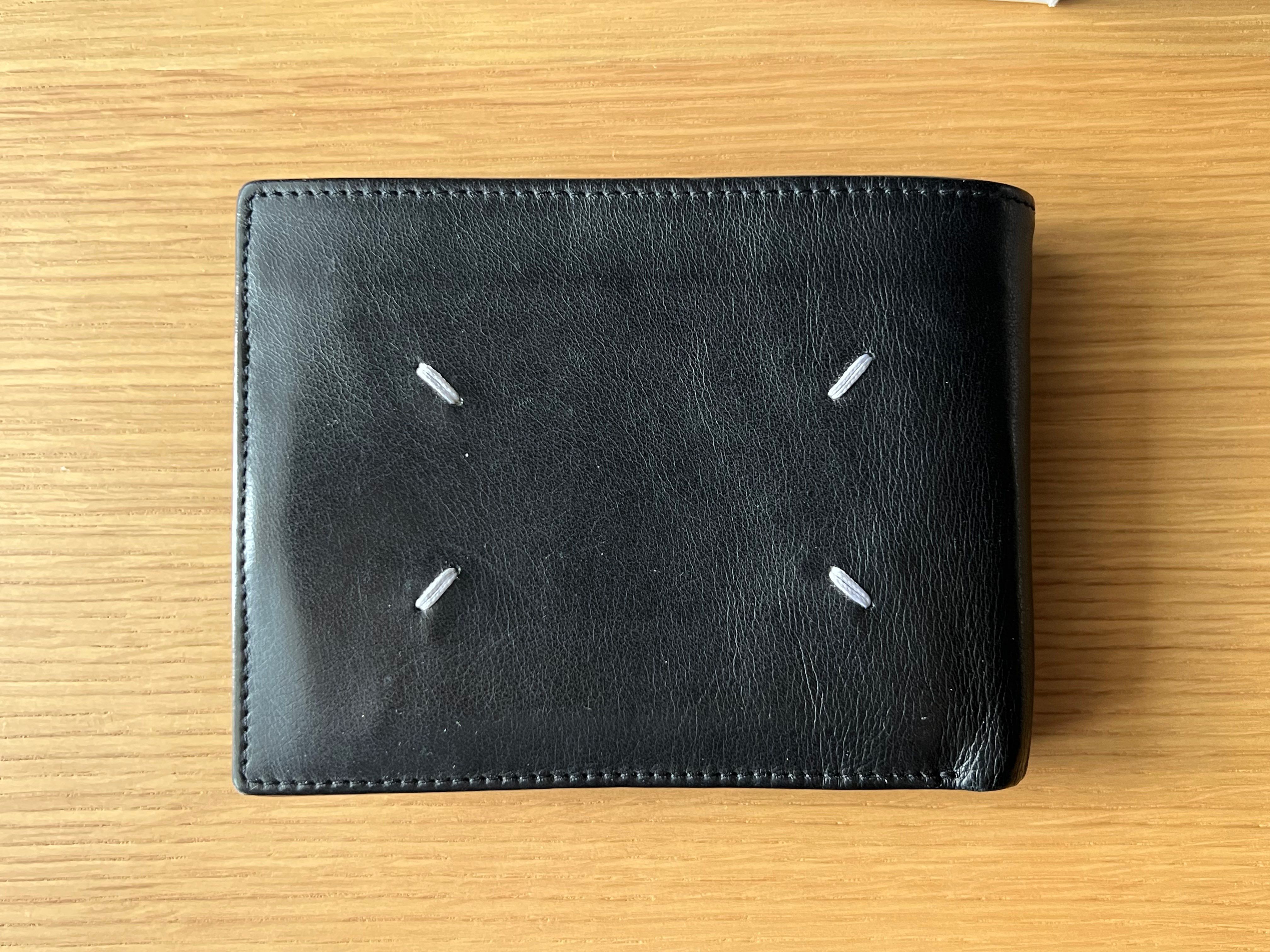 Maison Margiela Calfskin Wallet with Outer Coin Pouch "Black"