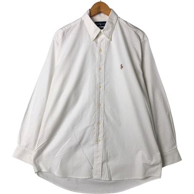 古着 ラルフローレン Ralph Lauren YARMOUTH 長袖 ボタンダウンシャツ メンズL相当/eaa548370