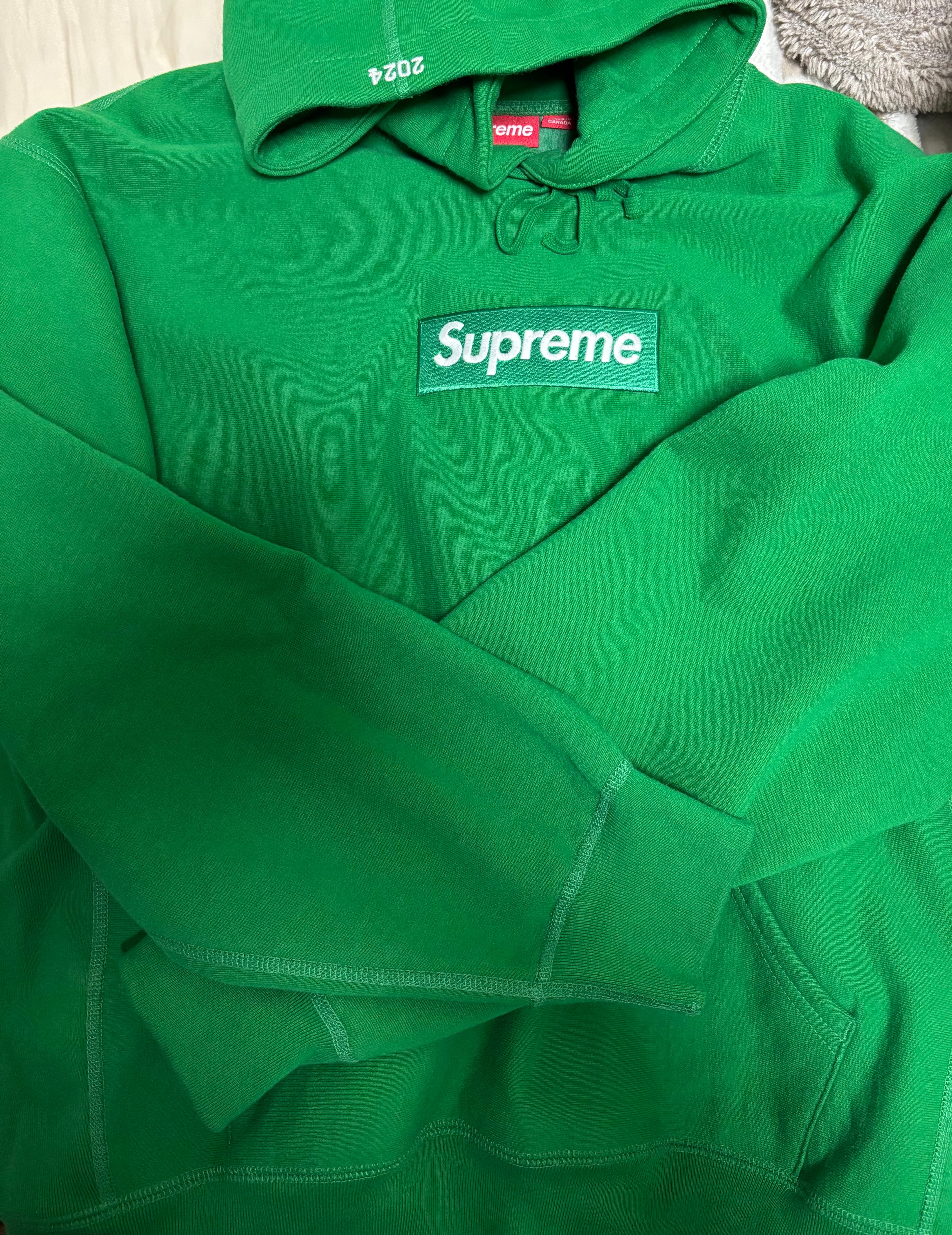 Supreme Box Logo Hooded Sweatshirt "Green" (24FW)