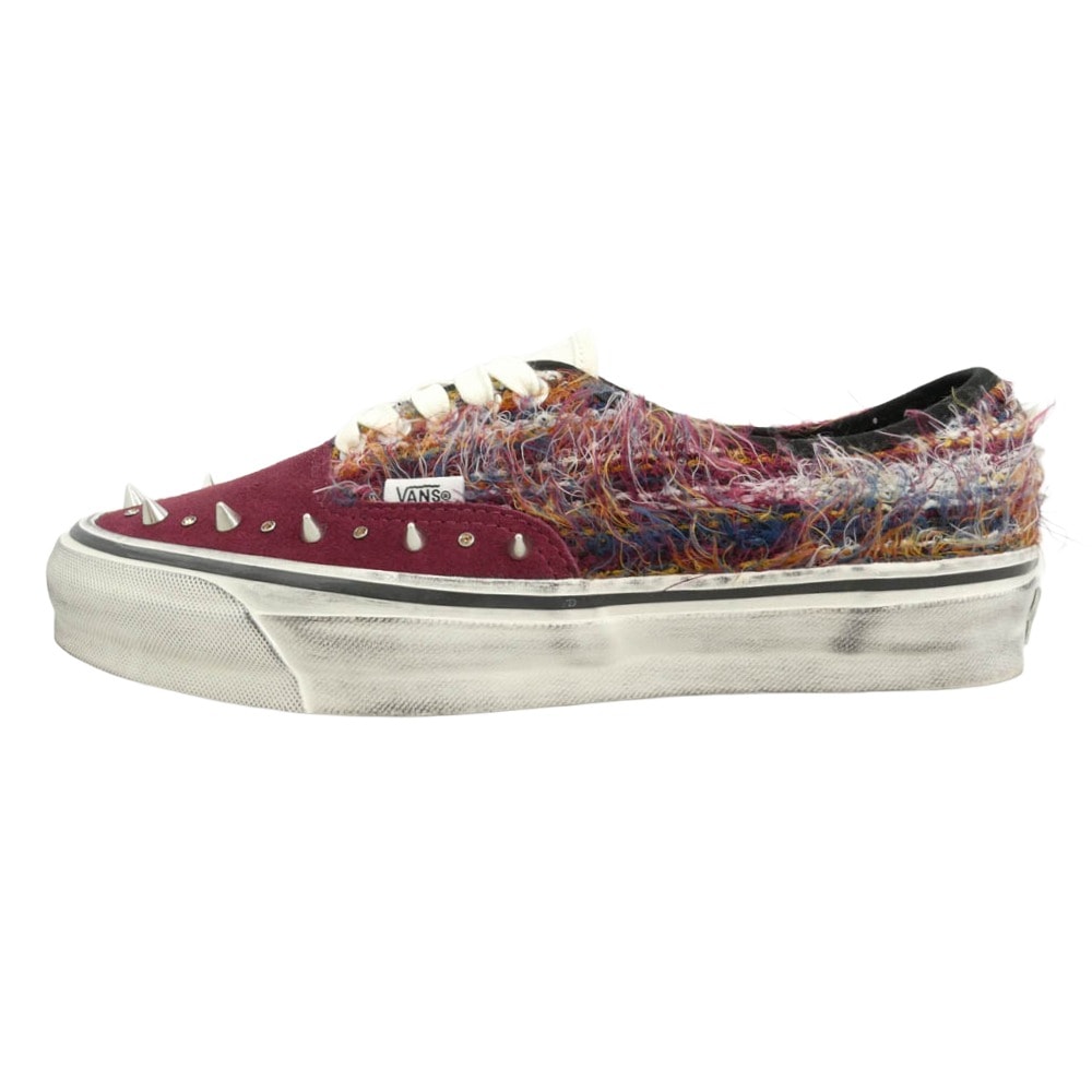VANS バンズ VN000DB8BJ2 Premium Authentic 44 Ibiza Pack Port/Multi プレミアム オーセンティック イビザパック スニーカー エンジ系 マルチカラー系 25.5cm【美品】【中古】