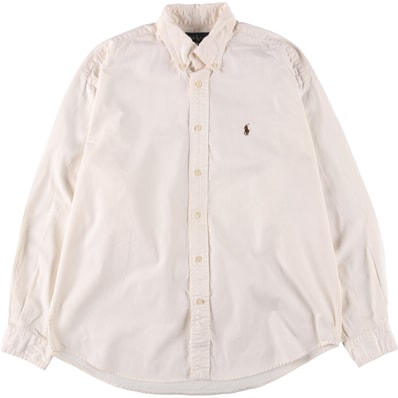 古着 ラルフローレン Ralph Lauren BLAKE 長袖 ボタンダウンシャツ メンズL相当/eaa548027