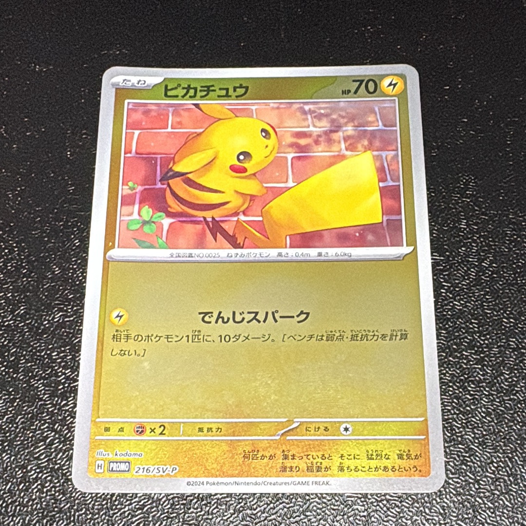 ピカチュウ P [SV-P 216](プロモカードパック「ポケカの夏がキタ!プロモカードGetキャンペーン!」)