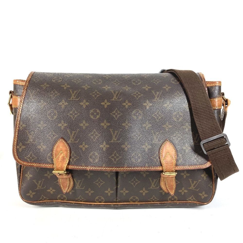 ルイヴィトン LOUIS VUITTON ジベシエールGM ジベシエール GM M42249 モノグラム フラップ 斜め掛け カバン メッセンジャーバッグ ショルダーバッグ モノグラムキャンバス ブラウン