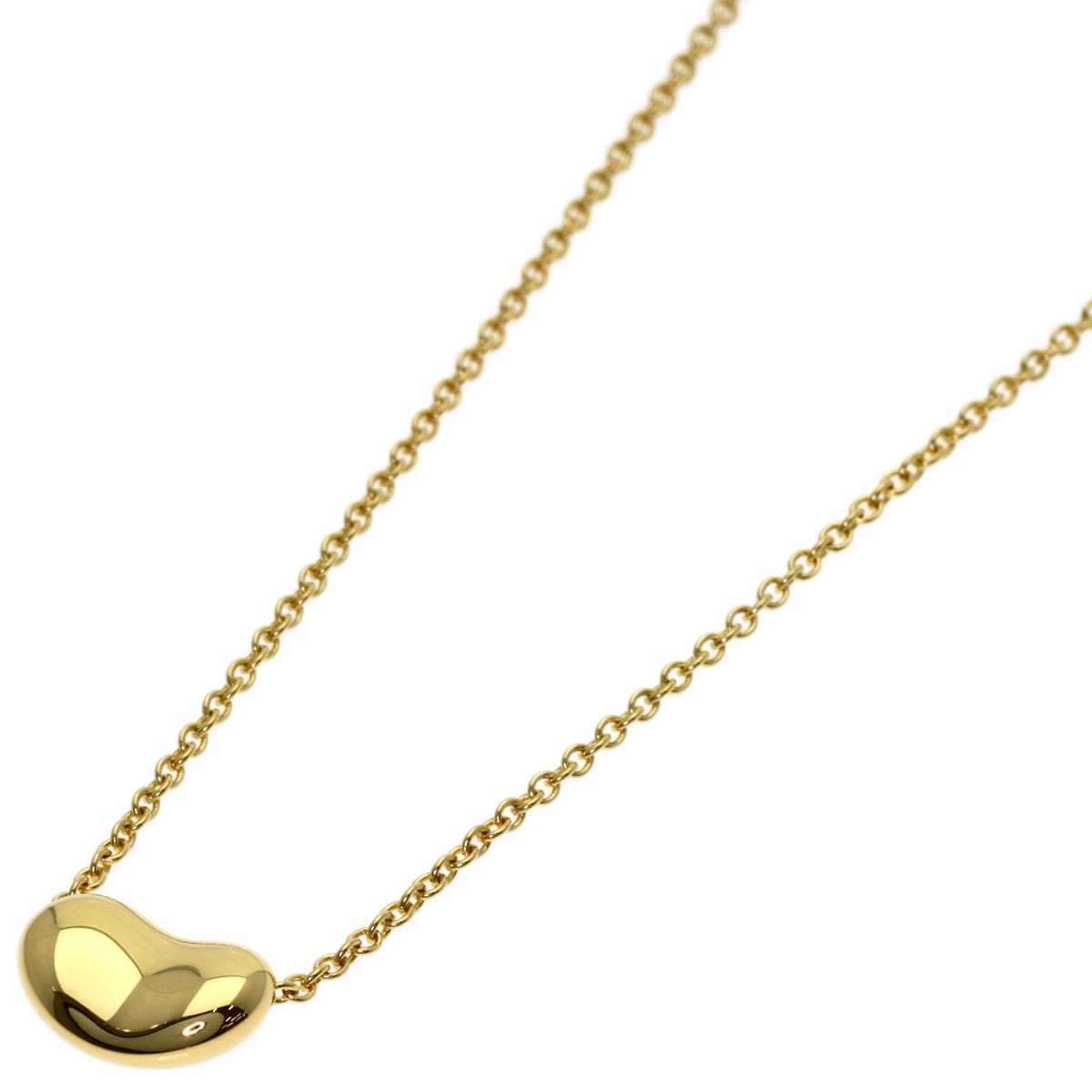 TIFFANY&Co. ティファニー ビーン ネックレス K18YG レディース [中古]
