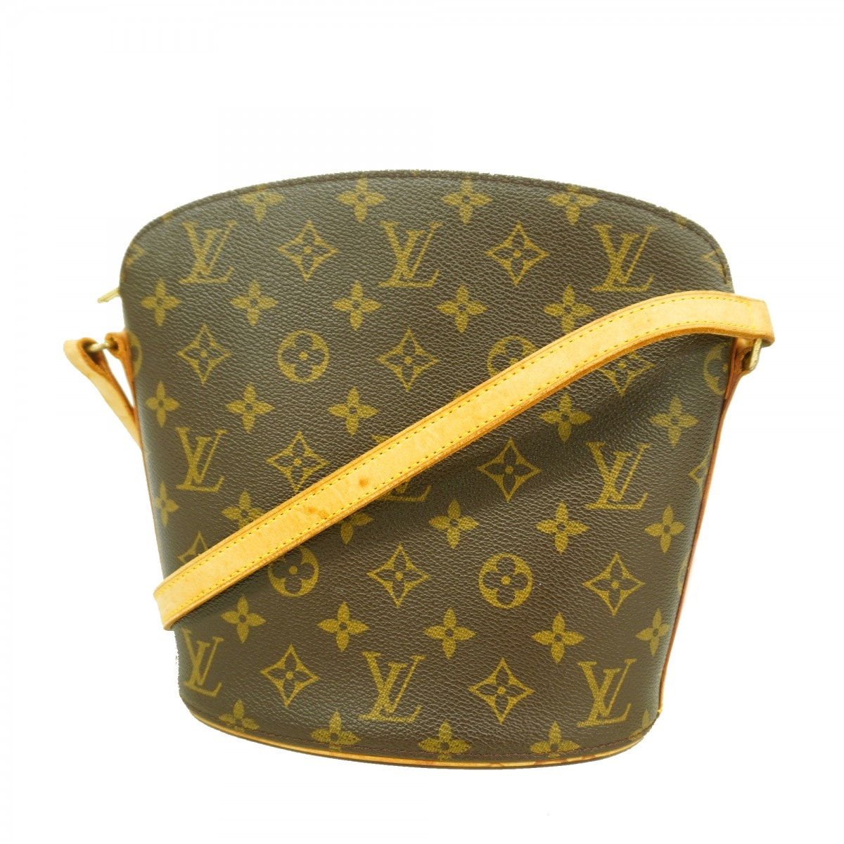 【6ce6350】ルイヴィトン ショルダーバッグ モノグラム ドルーオ M51290 ブラウン【中古】レディース