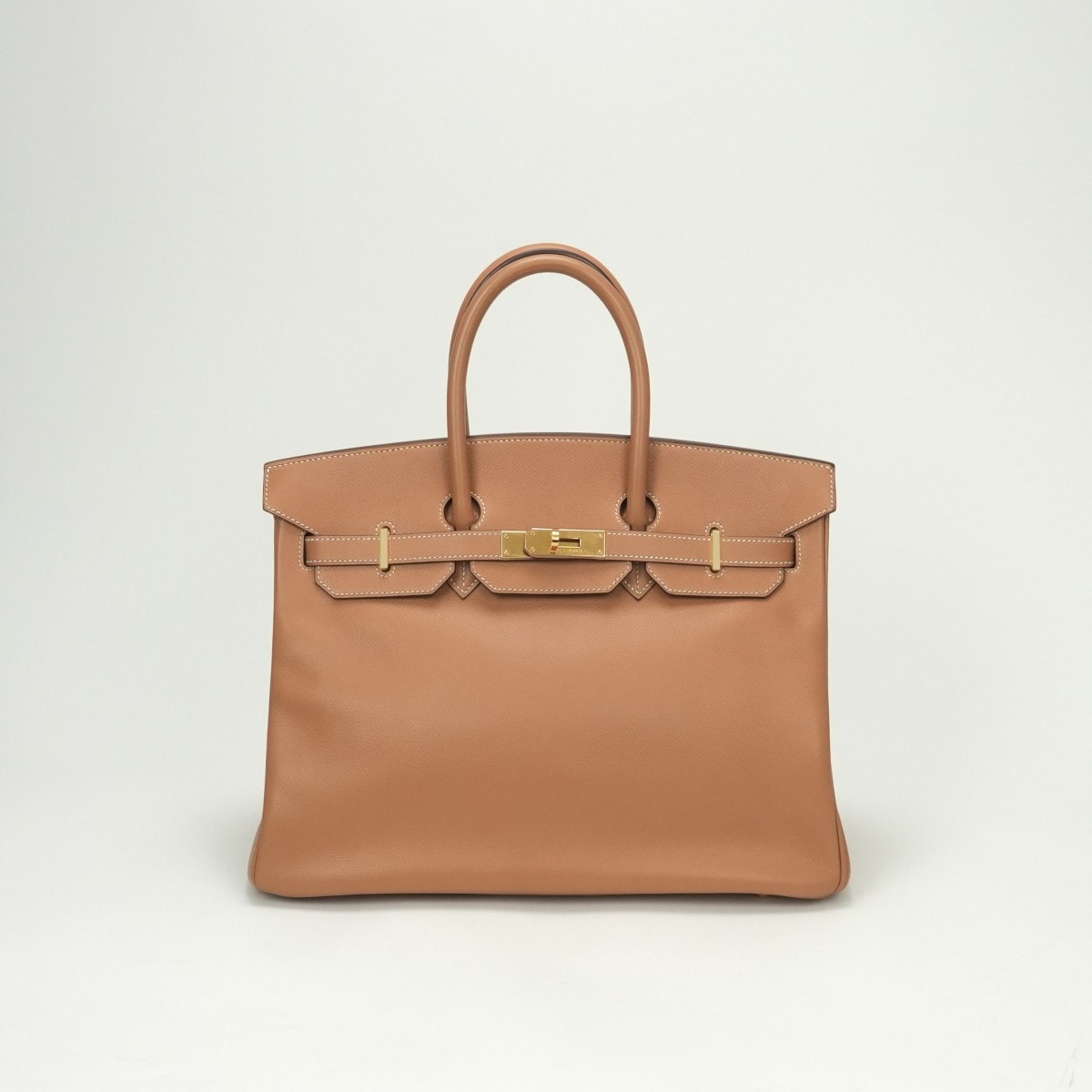 エルメス HERMES バーキン35 バーキン 35 バッグ トートバッグ クシュベル ナチュラル Natural ブラウン Brown 茶 ゴールド金具 ハンドバッグ
