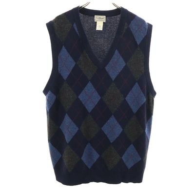 L.L.Bean Vネック ニットベスト