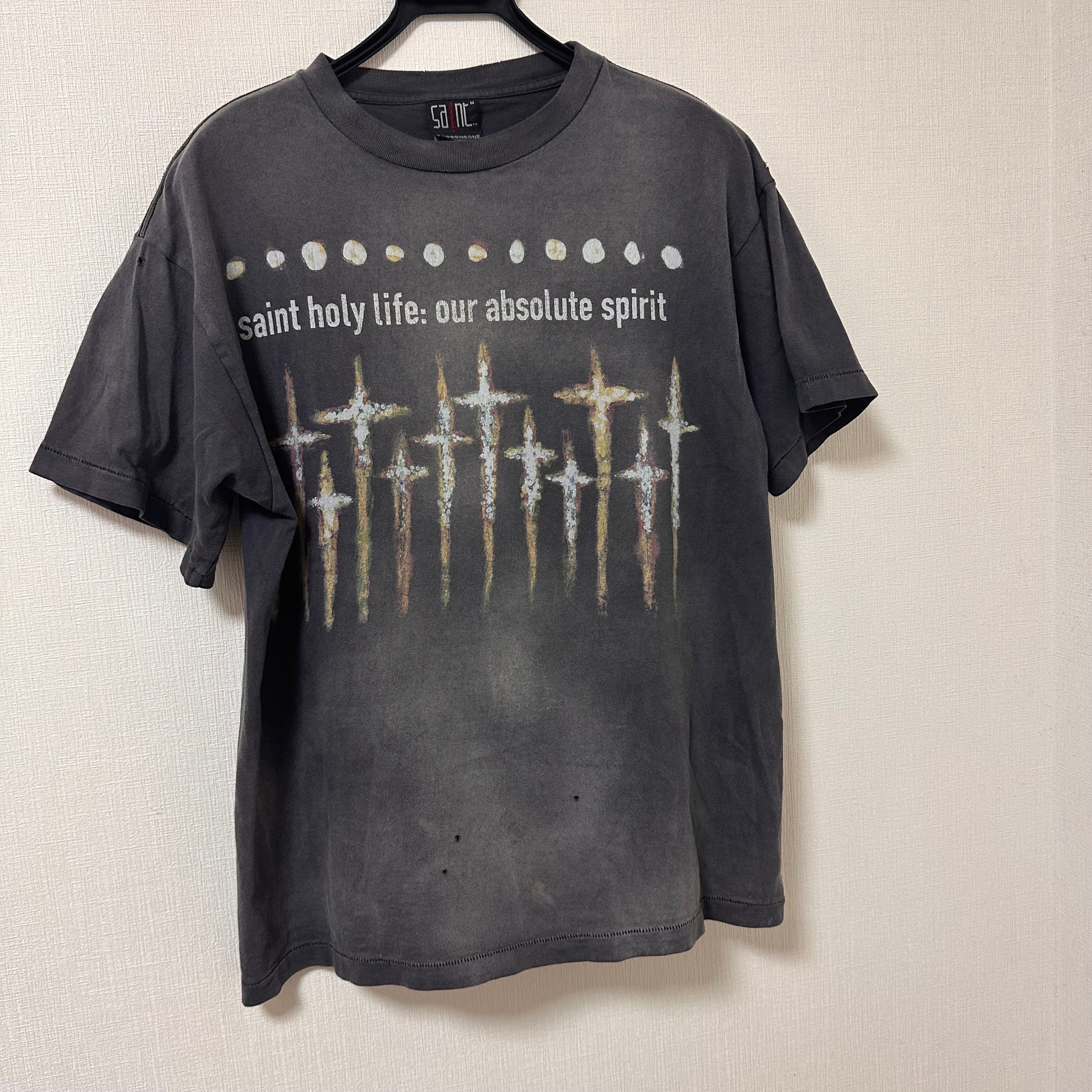 SAINT Mxxxxxx x FORSOMEONE FS_SS T-Shirt/God "Black"