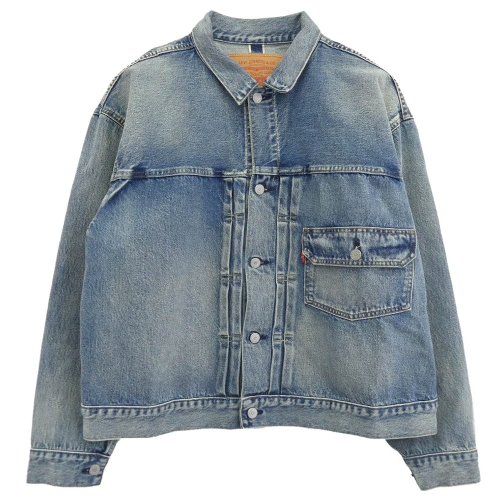 Levi's リーバイス デニムジャケット PC9-A2265-0000 BEAMS ビームス別注 SUPER WIDE TRUCKER JACKET スーパーワイド トラッカー デニムジャケット Gジャン インディゴブルー系 L【中古】