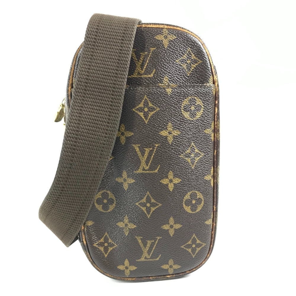 ルイヴィトン LOUIS VUITTON ポシェット ガンジュ ポシェットガンジュ M51870 モノグラム カバン ショルダーバッグ クロス ボディバッグ スリングバッグ ボディバッグ モノグラムキャンバス ブラウン