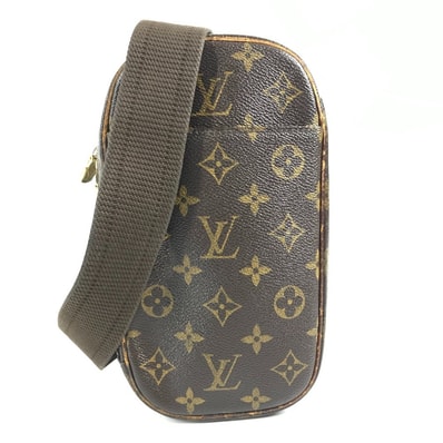 ルイヴィトン LOUIS VUITTON ポシェット ガンジュ ポシェットガンジュ M51870 モノグラム カバン ショルダーバッグ クロス ボディバッグ スリングバッグ ボディバッグ モノグラムキャンバス ブラウン