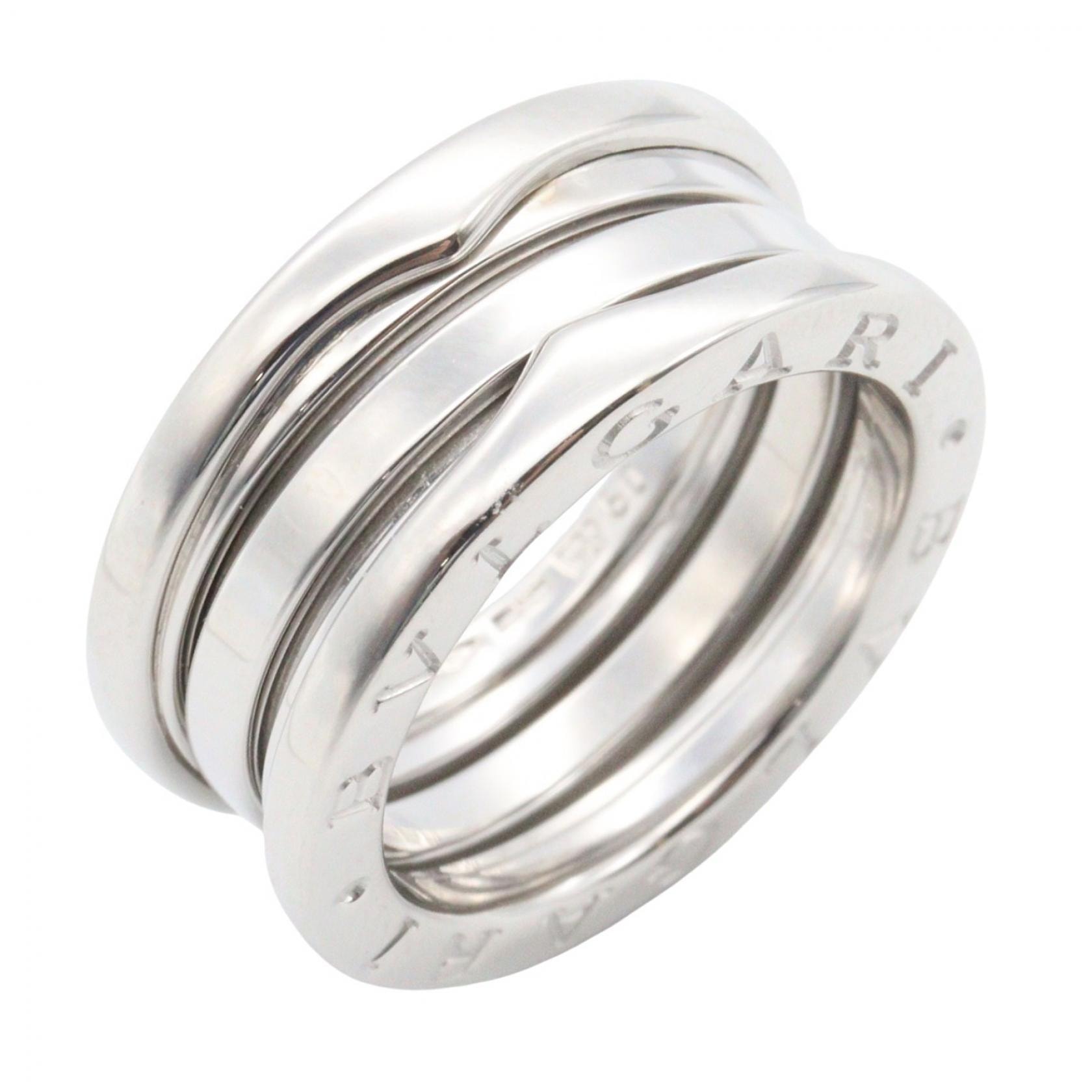 ブルガリ BVLGARI B-zero1 ビーゼロワン リング 3バンド リング・指輪 ジュエリー K18WG(ホワイトゴールド) メンズ レディース シルバー系 346583 【中古】