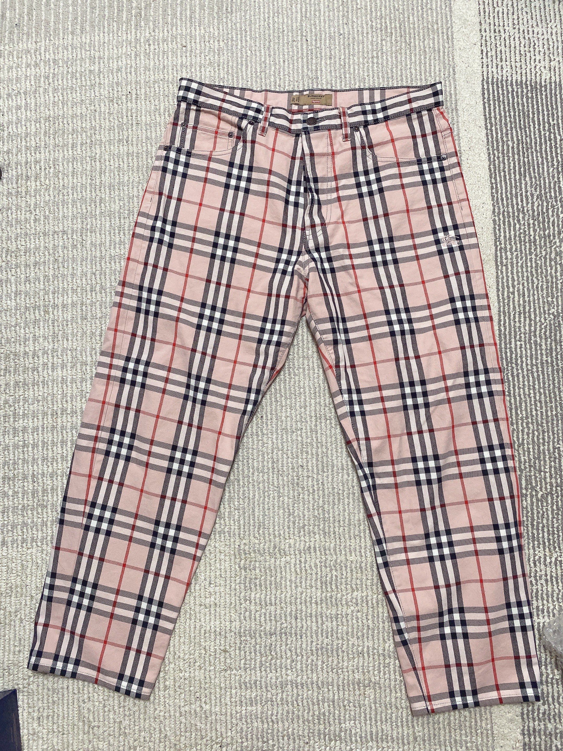 Supreme / Burberry Regular Jean "Pink"
