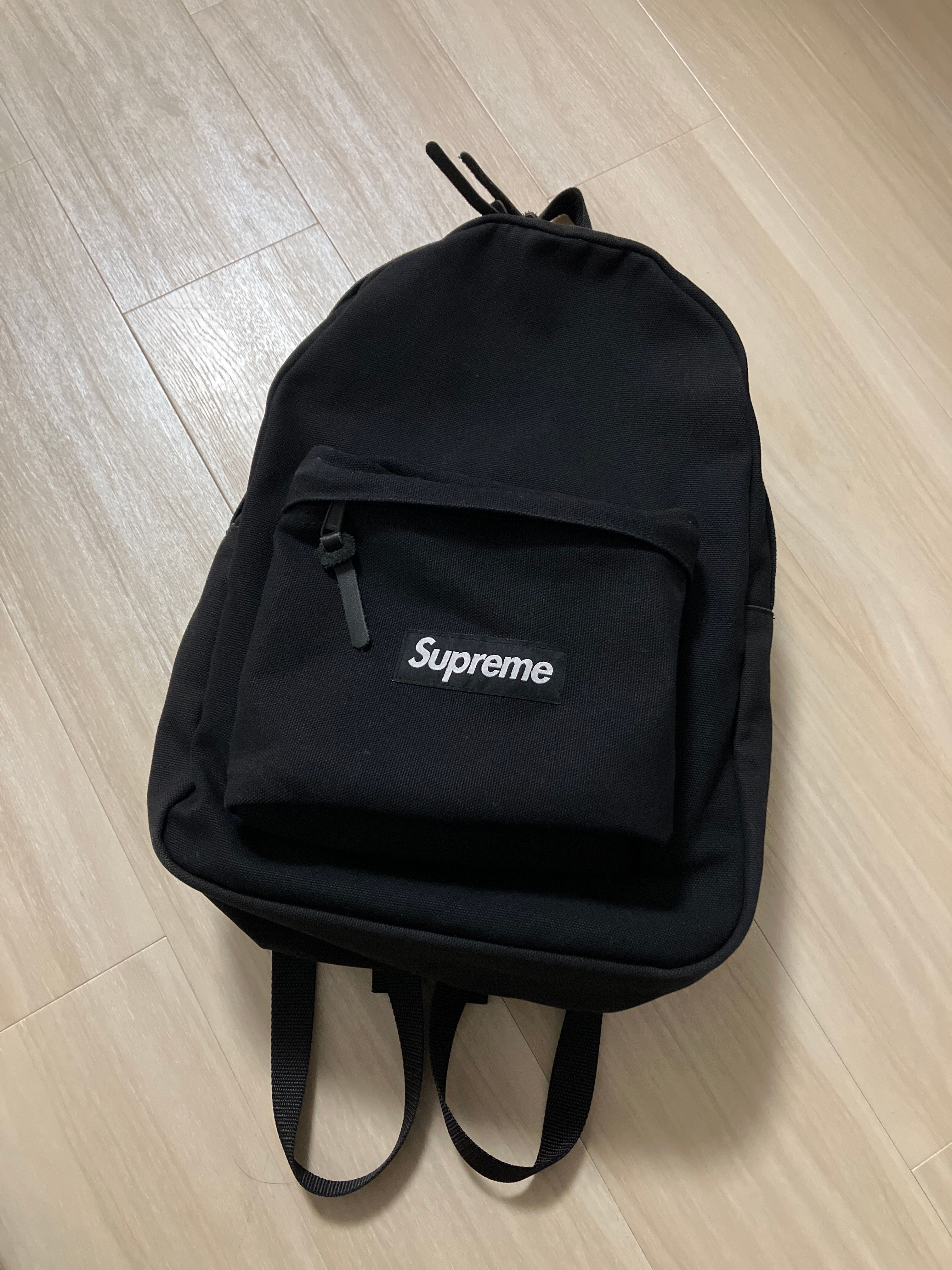 Supreme Canvas Backpack "Black"
